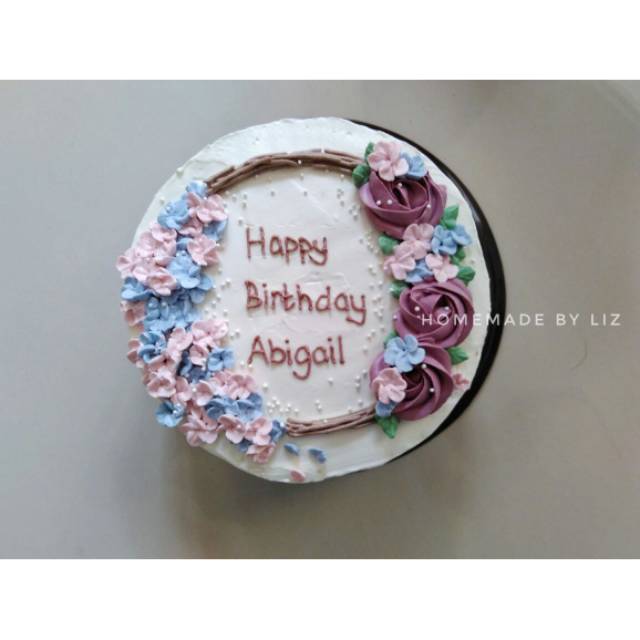 Kue Ulang Tahun Flower Buttercream- Cikarang