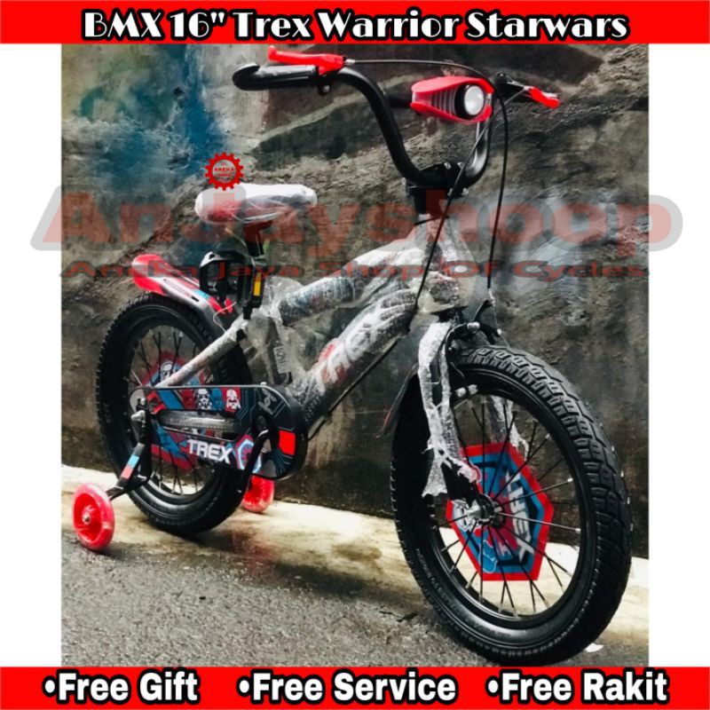 SEPEDA ANAK BMX 16 TREX WARRIOR STARWARS
