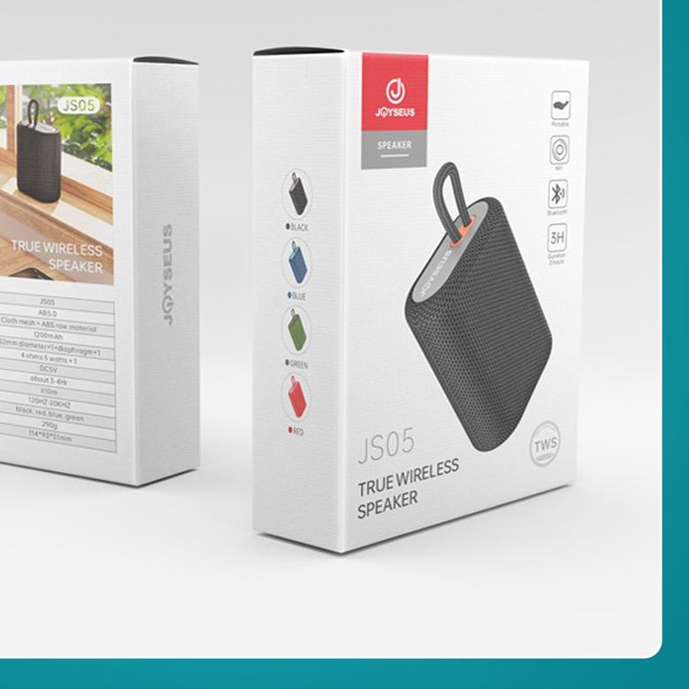 ♜ Speaker Bluetooth Joyseus JS05 TWS Hi-Fi Sound Portable Audio Wireless Super Bass Mini Stereo SP03