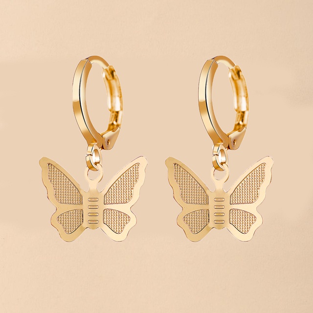 18Pcs Fashion Multi-style Stud Earring Set Retro Gold Pendant Drop Earrings Fashion Women Girl Jewelry Accessories-6