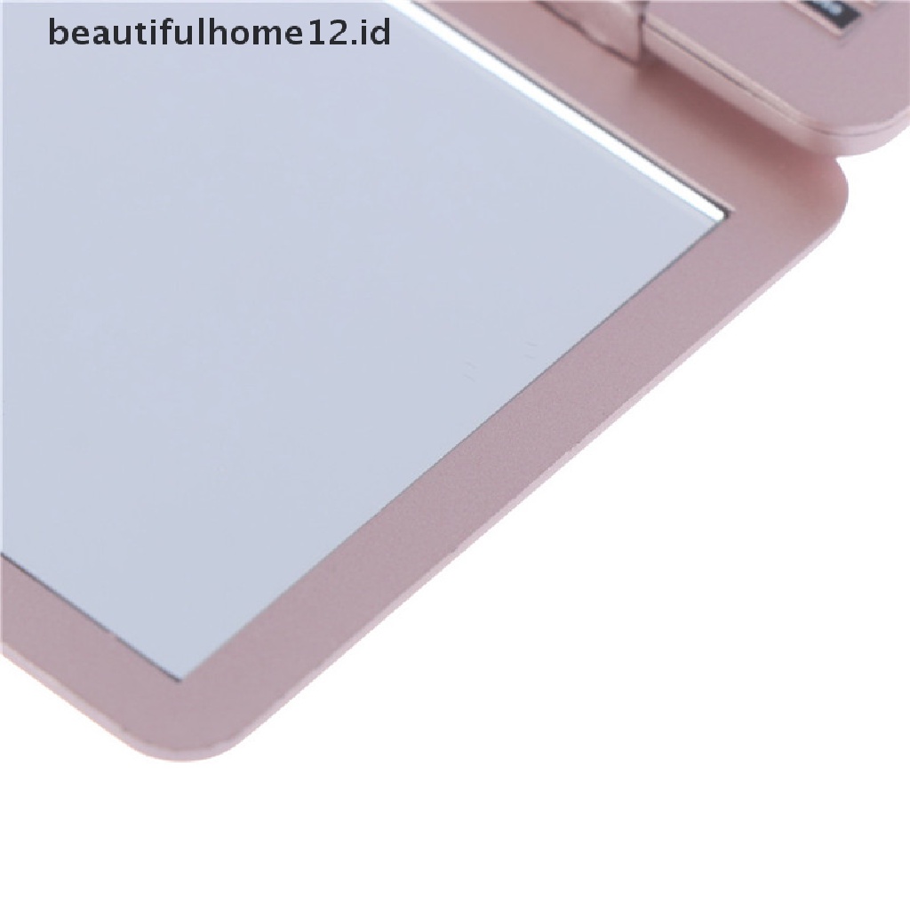 【beautifulhome12.id】 Girl mini pocket laptop shape makeup clear mirror baby mirrors toy .