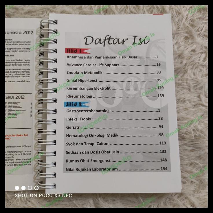 

TERBARUU!! Buku Interna Medicine 1 & 2 MMN Buku Saku Dokter TERBARU