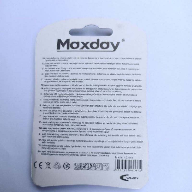 BATRE MAXDAY AAA 2700mAh / AA 4700mAh 1,2v batre charger isi ulang - AA 4700 mAh