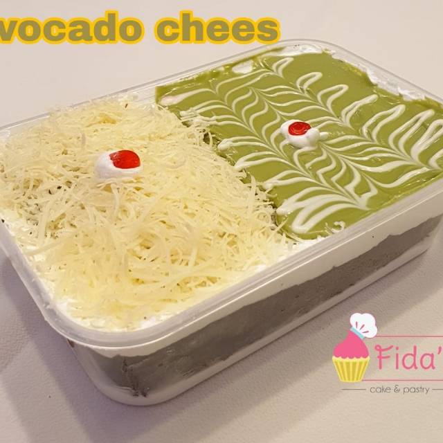 

Cake avocado cheese