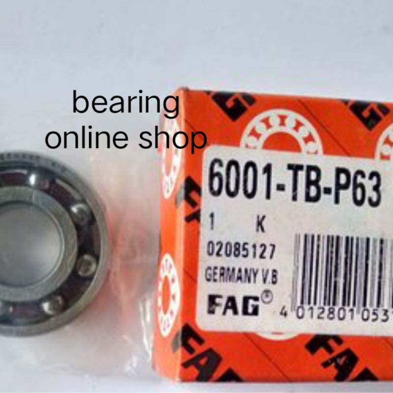 Bearing Laher High Speed 6001TB P63 FAG Germany