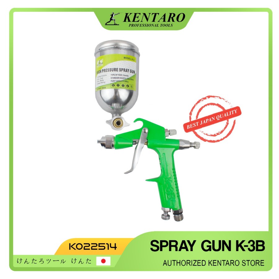 SPRAY GUN K-3B K3 K-3A K3B CAT 200ML ALUMUNIUM KENTARO JAPAN QUALITY