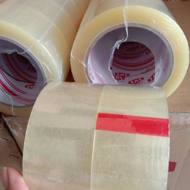 

Lakban bening dan coklat murah kualitas bagus 2 in /45mm X 100 yar