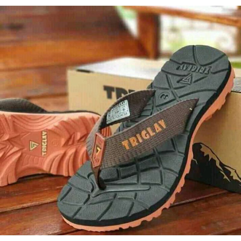 Sandal Pria Triglav Premium Original Sendal Gunung Pria Model Jepit Casual Pro