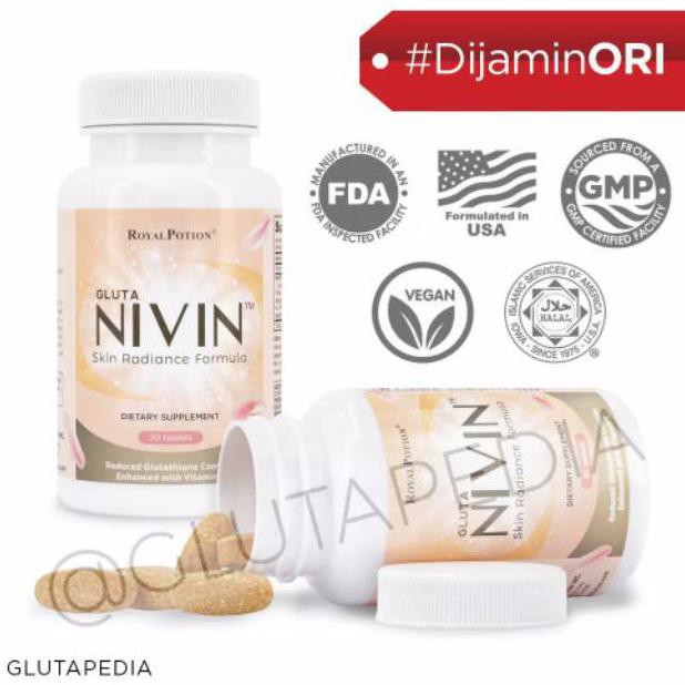 BAYAR DITEMPAT]] ## READY COD ## Obat Pemutih Badan Nivin Royal Potion Original Herbal Suplemen