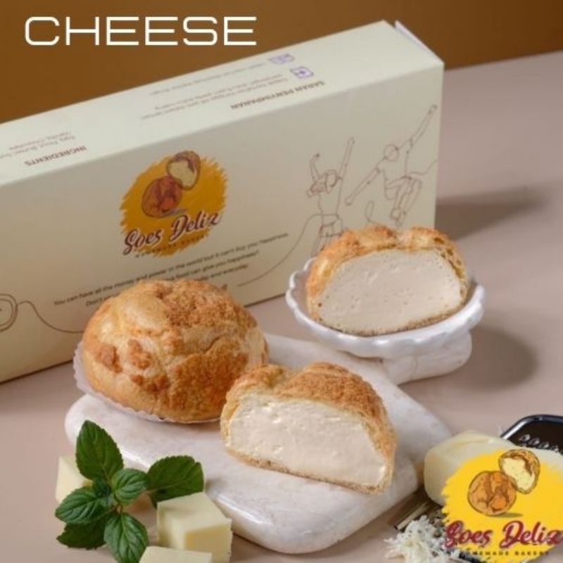 

KUE SUS SOES DELIZ CHOUX CREAM PUFF MIX RASA RASA ISI 10 PC