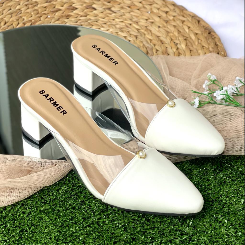 Hils Wanita Hills Hells Haihils Haihil Sepatu Hak Pesta  Te Fm60 Herdian Dn 01 Kepang Heels De Sarme