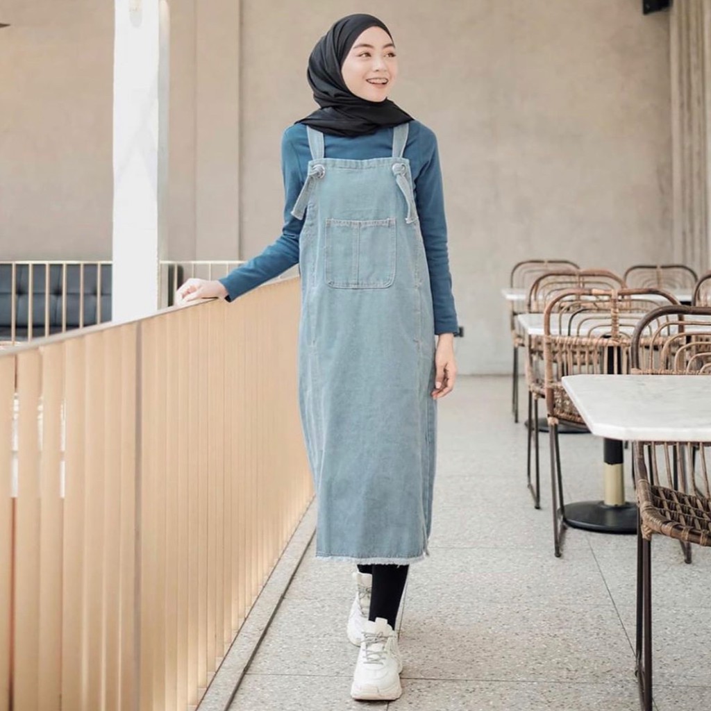 RILIA OVERALL JEANS Shopee  Indonesia