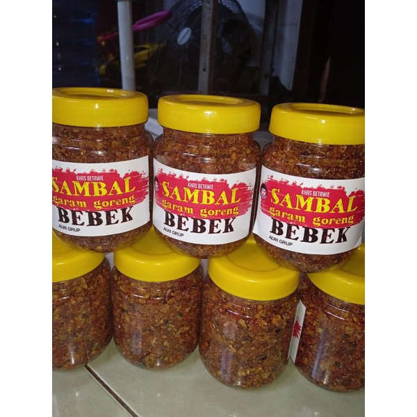 

Sambal Garam Goreng Bebek Betawi