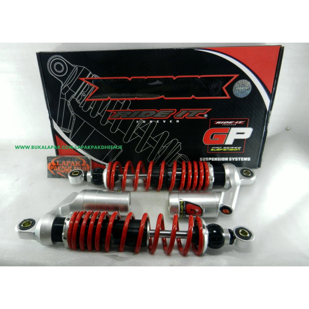 TERBAIK SKOK / SHOCK BELAKANG TABUNG RIDE IT GP SERIES 360 MM ( 36CM ) SINGLE CLICK ORIGINAL  typ