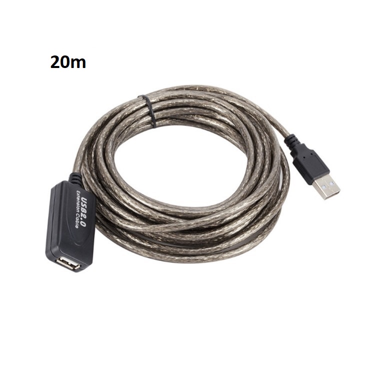 Kabel USB Extension Active 20m USB male Female Perpanjang Kabel USB