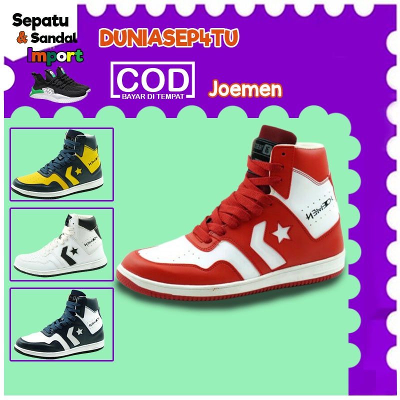 Sepatu Boots Kulit Pria Sepatu Boots Cowok Tali Kulit Original Import Kekinian Fashion Korea J26