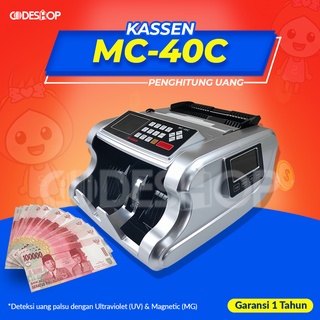 Mesin Penghitung Uang Kassen MC-40C Money / Bill Counter 3 in 1