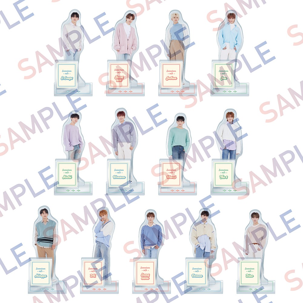 [Ready INA] Seventeen Cafe 2021 Cheese Park Official Goods Acrylic Standee Wonwoo The8