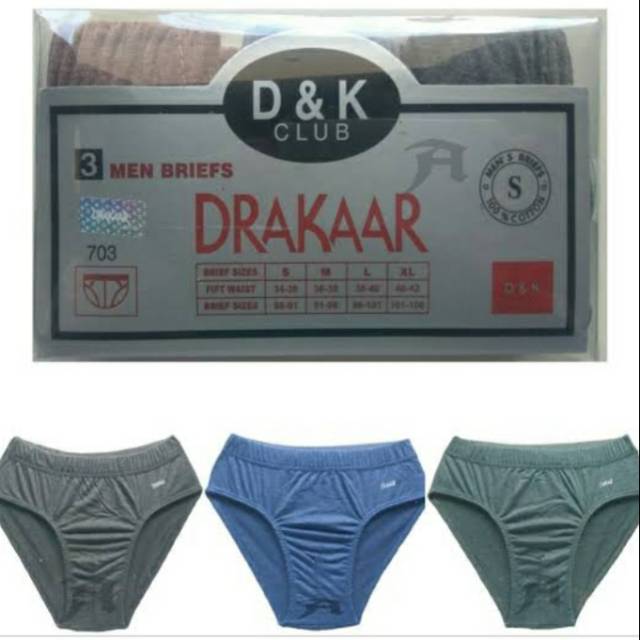 (isi 3  ) original drakaar Celana dalam pria murah // celana dalam cowok murah // celana dalam pria 