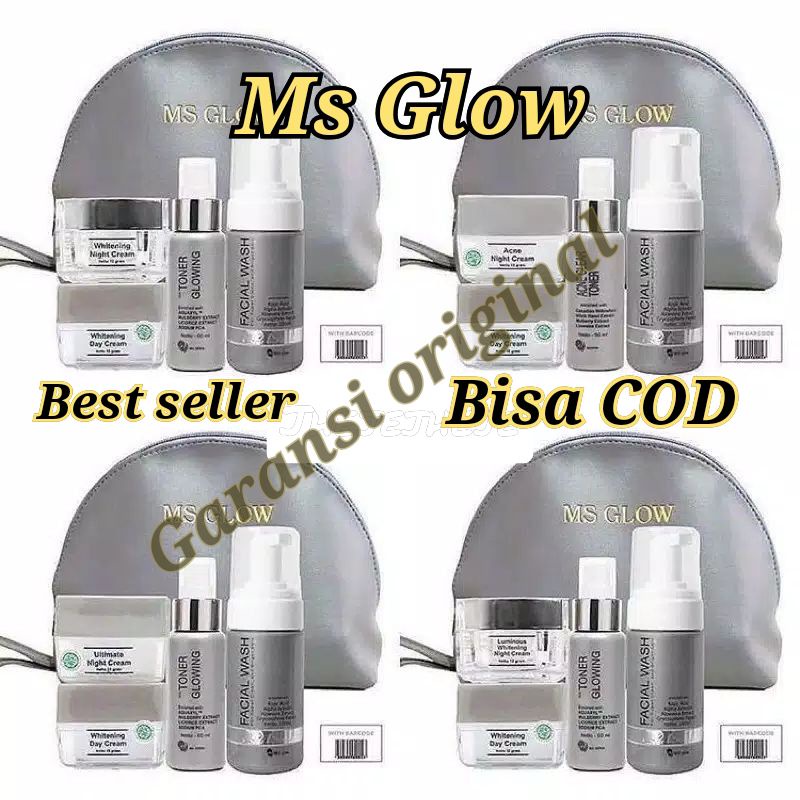 MS GLOW PAKET WHITENING SERIES PAKET ACNE PAKET ULTIMATE PAKET LUMINOUS PAKET SKINKER SEKINKER SKINC