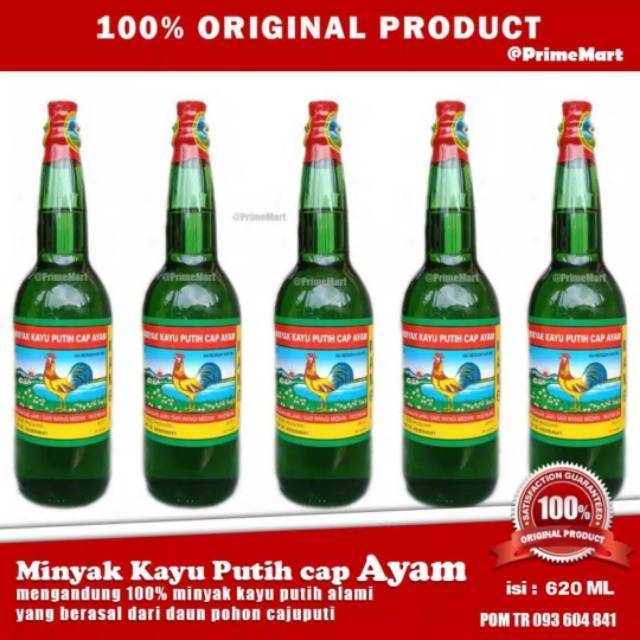 

ORIGINAL Minyak Kayu Putih Cap Ayam Khas Medan 620 ML (MKP ayam Botol Kaca kecap)