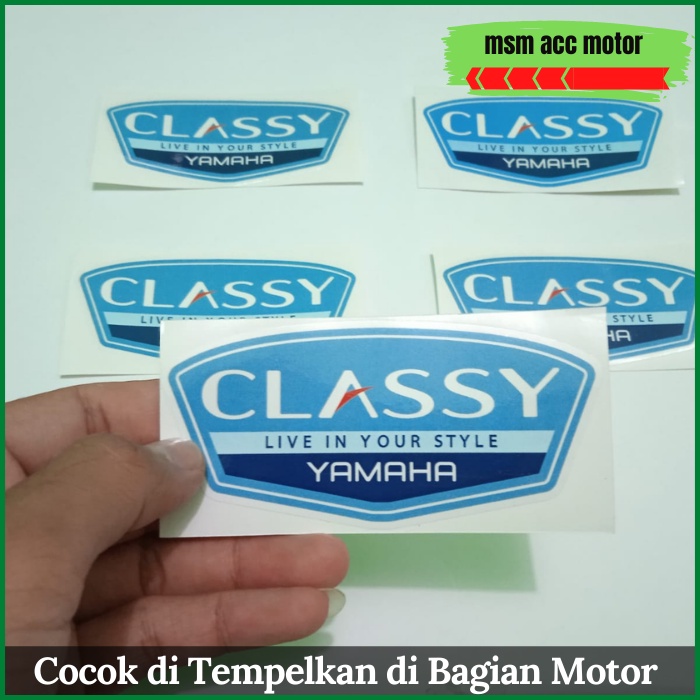 Stiker Sticker Classy Yamaha Fazzio