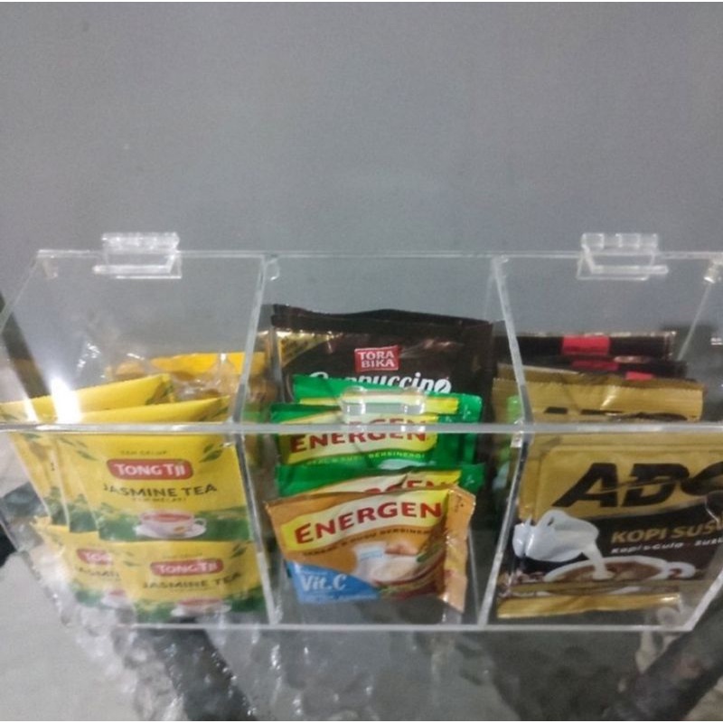 Akrilik Tempat kopi Sachet