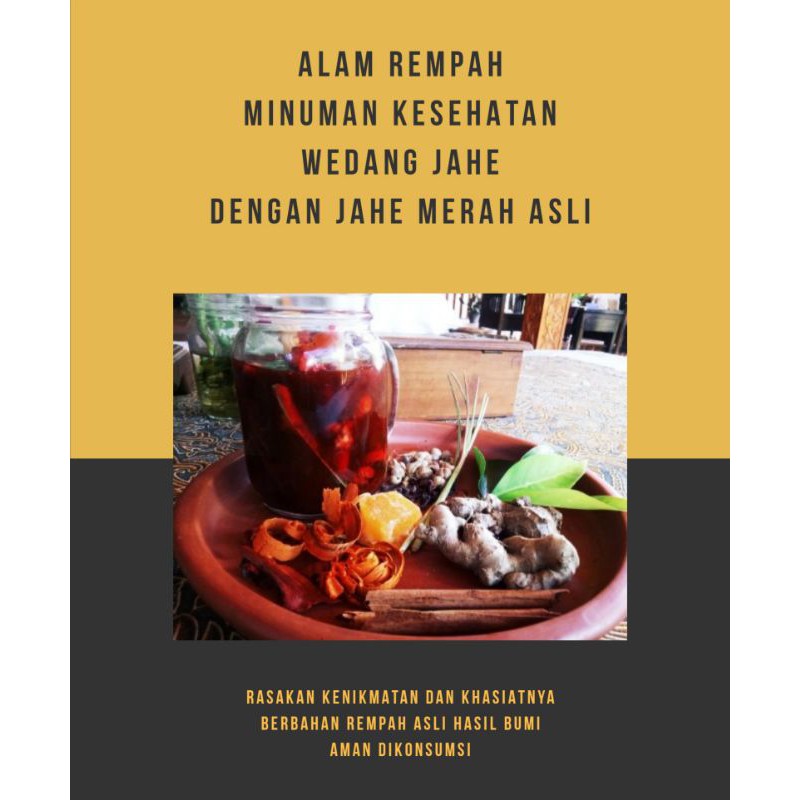 

Wedang Jahe Merah dan Emprit Serta Rempah Alam Berkhasiat Lainnya, Asli Wonogiri Jawa Tengah