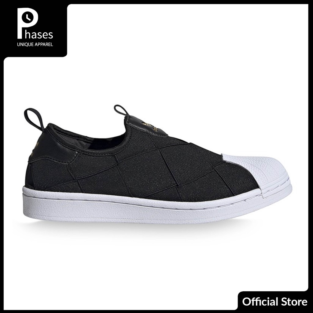 Adidas Superstar Slip On Elastic Black Original