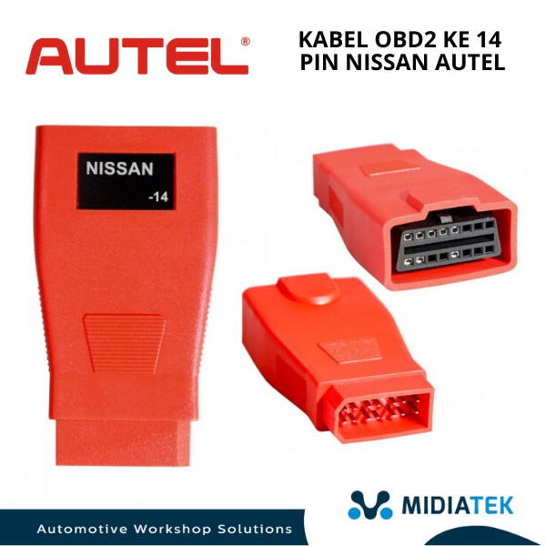Kabel OBD2 ke 14 pin Nissan AUTEL