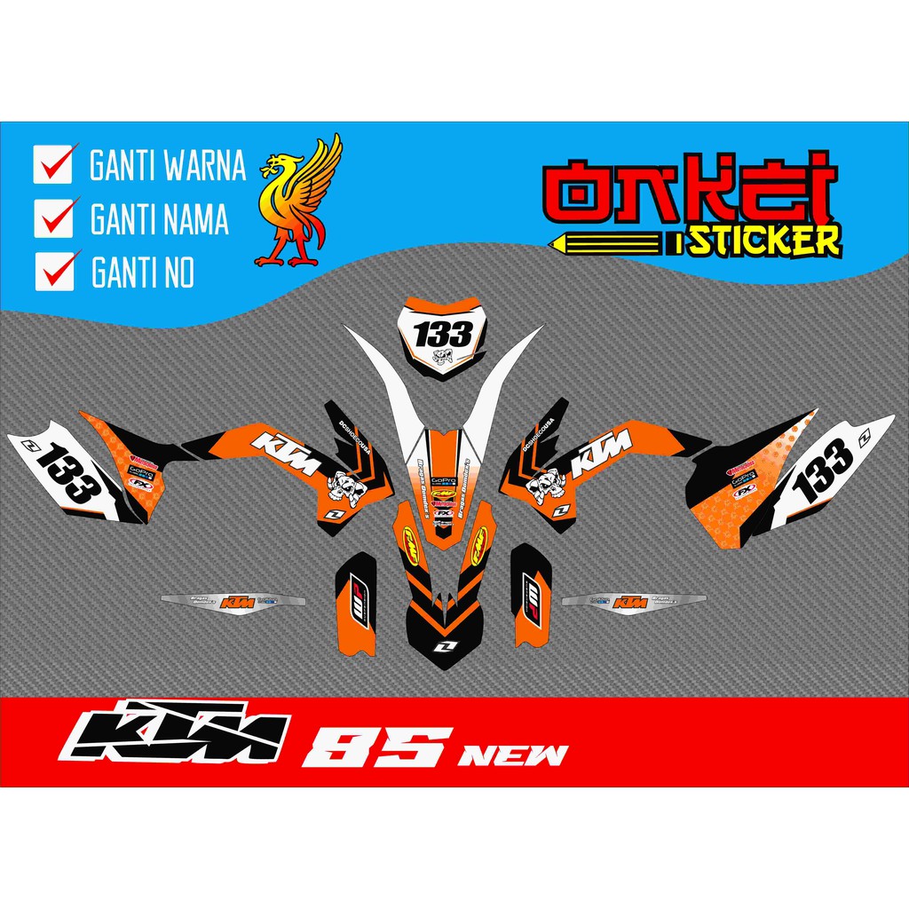 decal sticker ktm 85 new 4