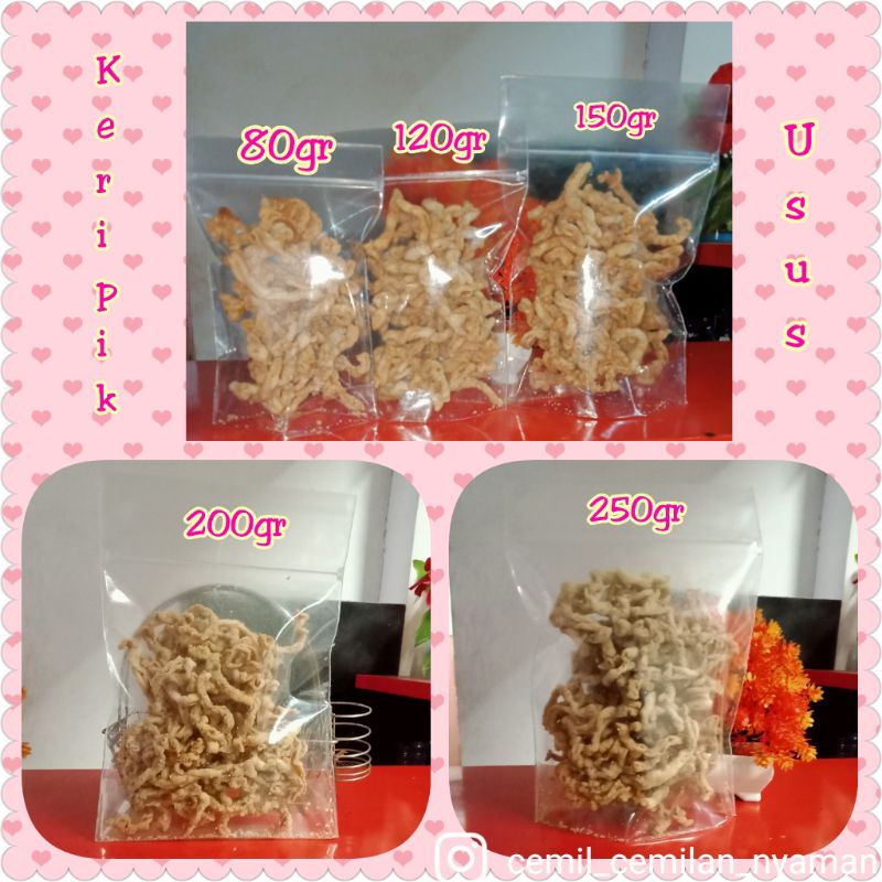 

Keripik usus ayam 150gr