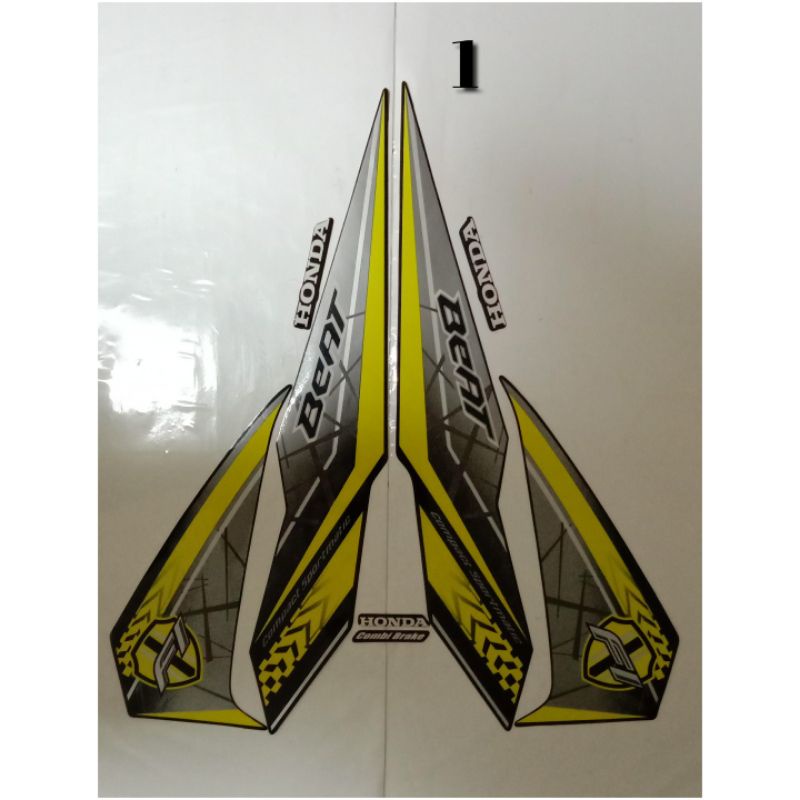 Stiker striping Honda beat fi Esp 2017