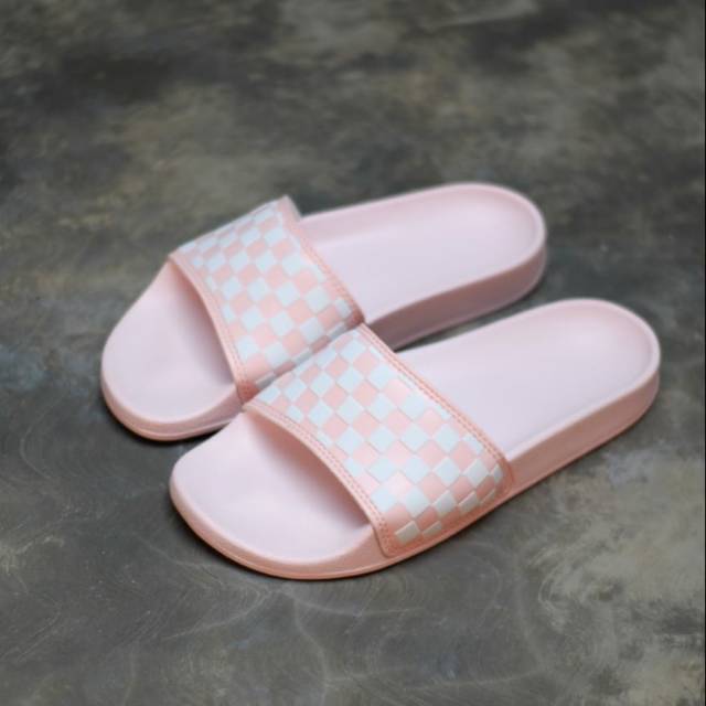 pink vans sandals