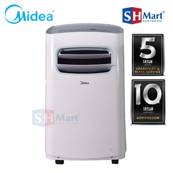 AC PORTABLE 1 PK 1.5 PK MIDEA AC DORONG MPF2-09CRN1 MPF2-12CRN1 GARANSI RESMI (MEDAN)