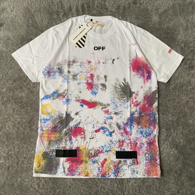 Kaos Tshirt Off White Galaxy Fulltag &amp; Lebel