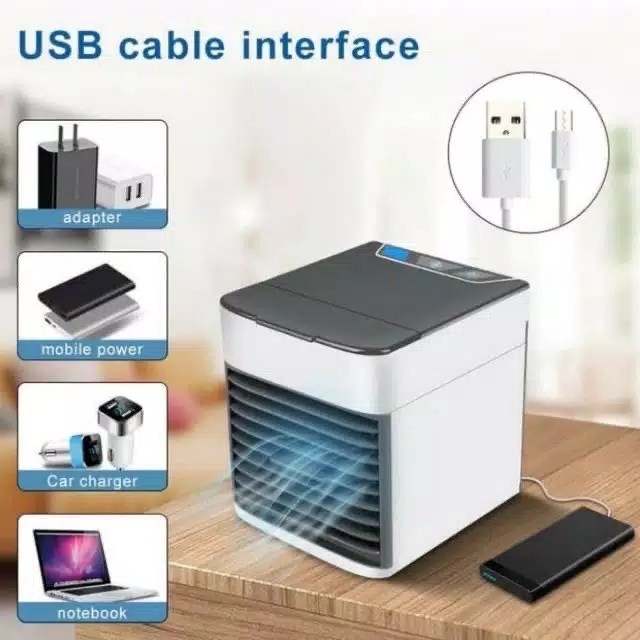 HARGA PROMO!!!AC Mini Portable USB. Pendingin Ruangan Mini Artic Air Ultra 2X Cooling Power