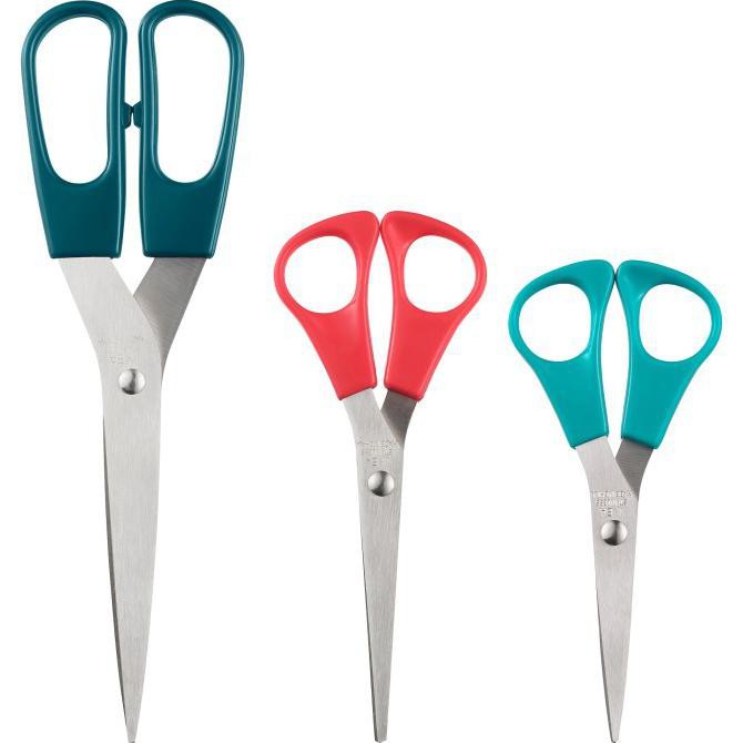 

[[BISA COD]] TROJKA 3 pcs Gunting Serbaguna Berbagai Ukuran Gunting Stainless