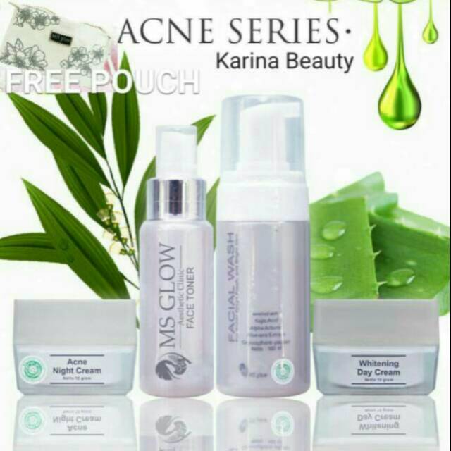 ms glow paket acne / paket acne ms glow/ paket jerawat ms glow