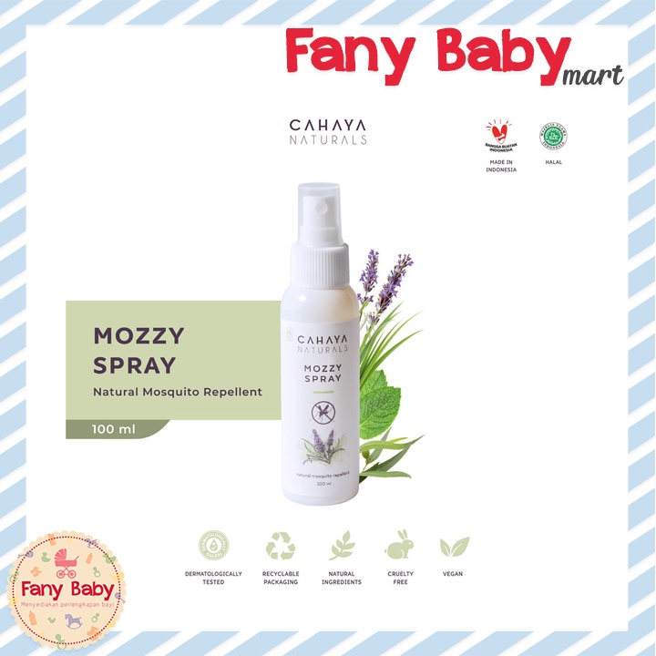 CAHAYA NATURALS MOZZY SPRAY 100ML PUTIH