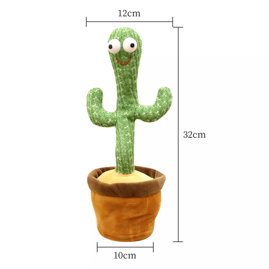 &lt;^ SJA ^&gt;  Boneka Kaktus Goyang Bicara - Dancing Cactus Toy