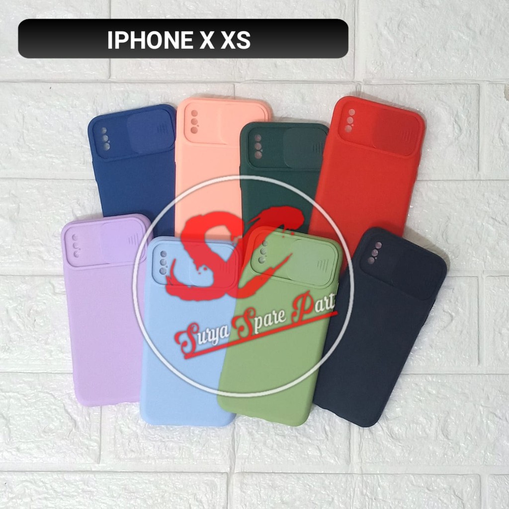 SOFTCASE SLIDE CAMERA PROTECTOR IPHONE 7 IPHONE X XS IPHONE XR IPHONE XS MAX - SC
