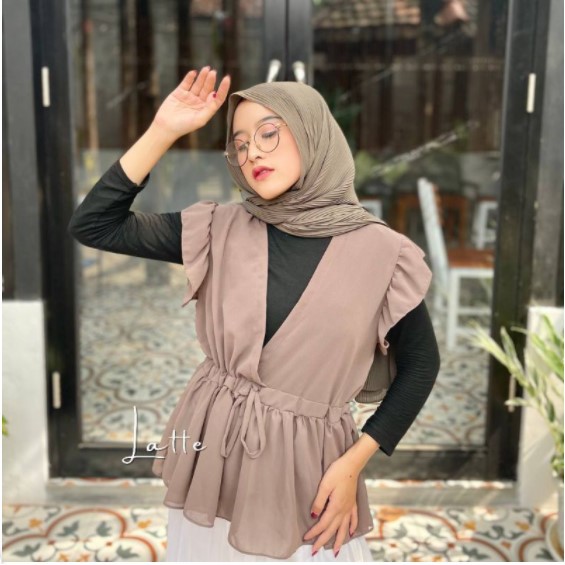 CAMILA VEST CERUTY BABYDOLL PREMIUM // GAMILA VEST WANITA TERBARU TERLARIS