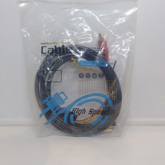 KABEL HDMI TV TO AV RCA TV TABUNG 1.8M