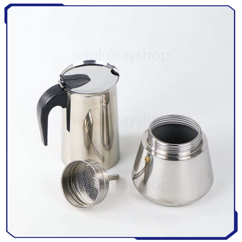 Teko Moka Pot Espresso Coffee Maker Stovetop Filter CT051