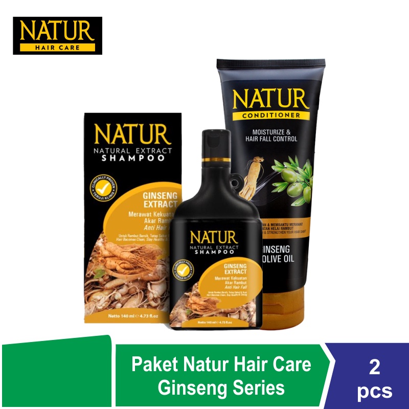 Paket Natur Hair Care Ginseng Series (2pcs)