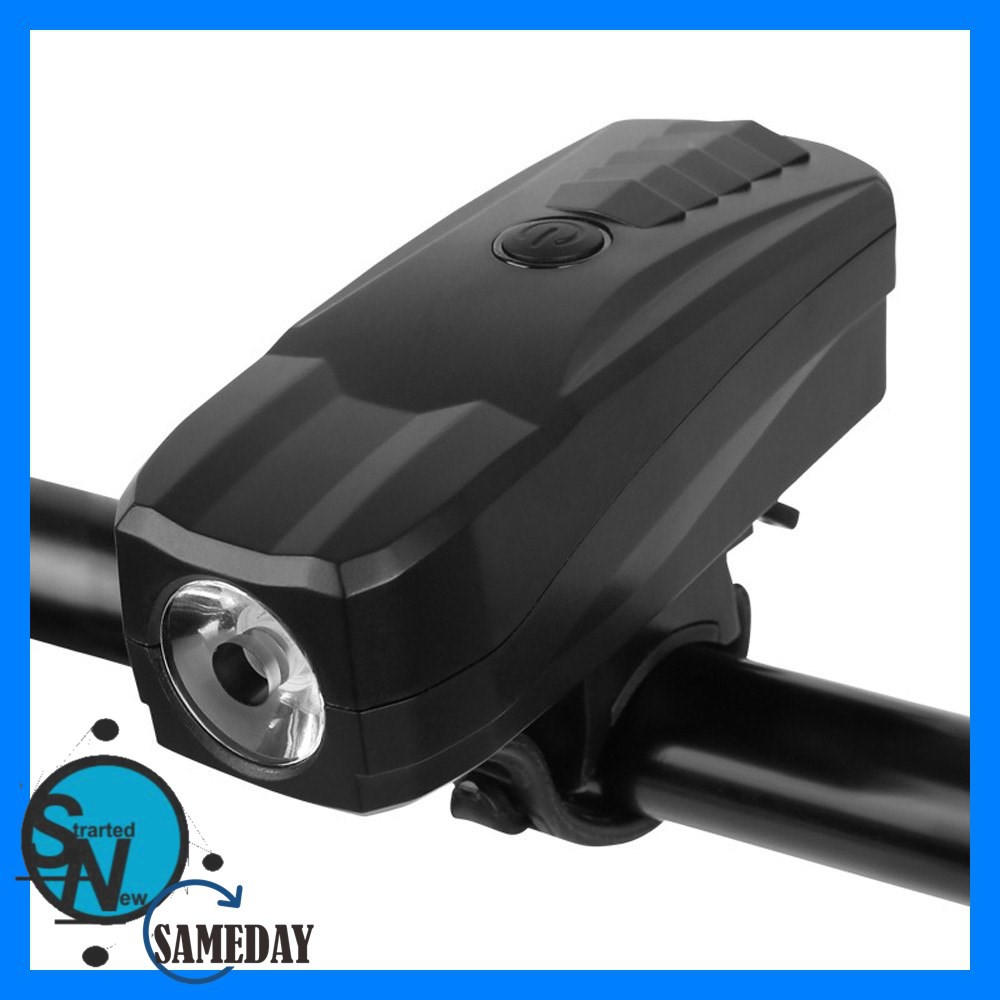 Lampu Alarm Klakson Sepeda Waterproof Anti Theft - SJ-10530 - Black