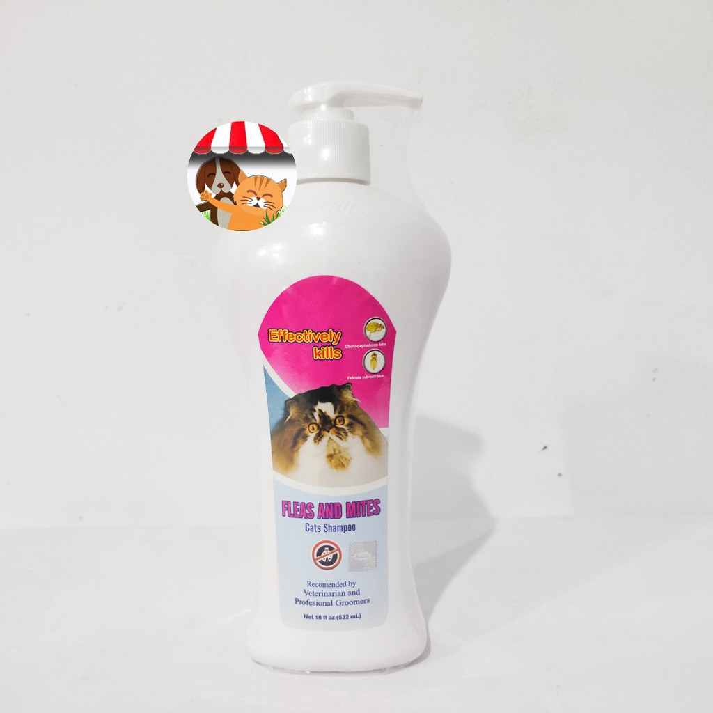 Cat Shampoo My Kitty Fleas And Mites 532 ml - Shampo Kucing Kutu dan Pinjal