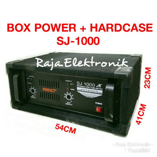 Box Power Hardcase PERFECT SJ 1000 Box Ampli Box Amplifier Stereo Hard Case High Power