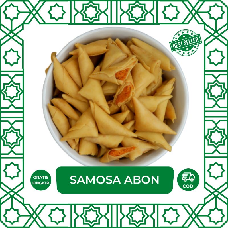 

Samosa Abon manis pedas cemilan bandung oleh oleh bandung